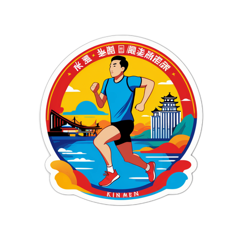 金門馬拉松貼紙