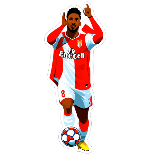 Wichtiger Torjubel im Spiel Monaco gegen Lyon