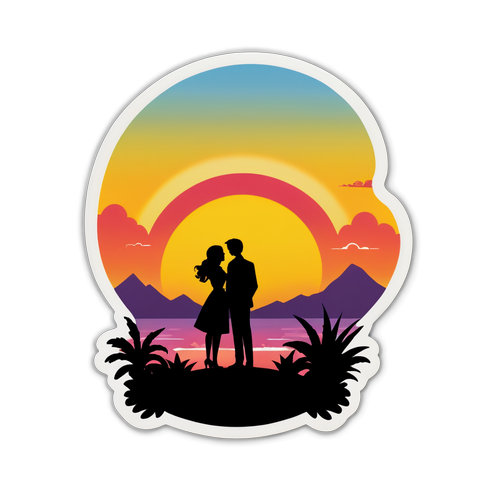 Romantik Tema Sticker: Hudutsuz Sevda