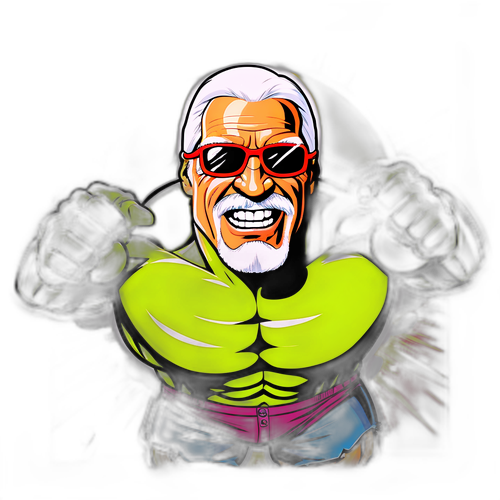 Värikäs Hulk Hogan -tarra