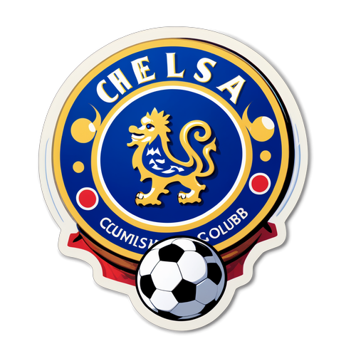 Chelsea Fans, Se Dette! Den Betagende Sticker, Du Ikke Kan Undgå at Have!