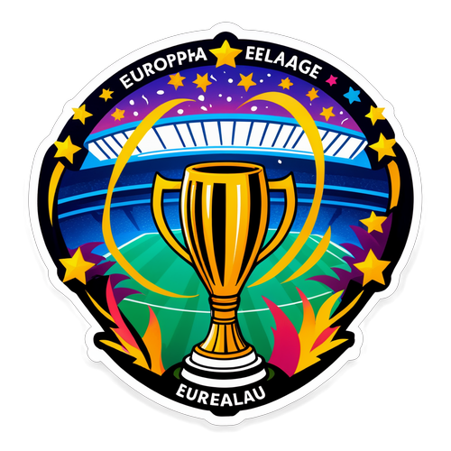 Europa League Final 2025 Klistermärke