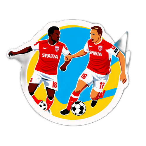 Nálepka ze zápasu Sparta vs Slavia