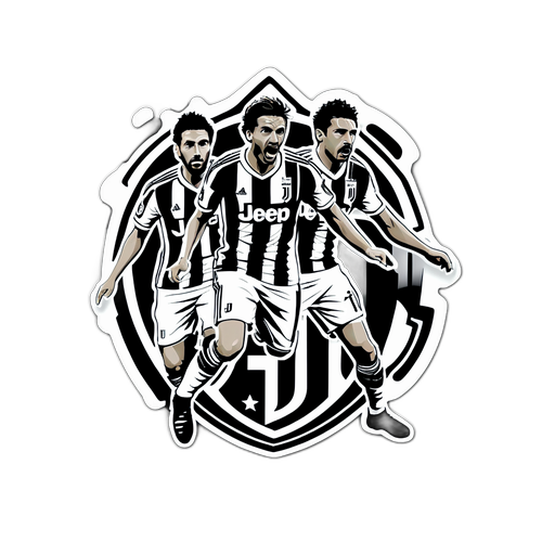 जुवेंटस खिलाड़ियों का इंटेंस खेल क्षण