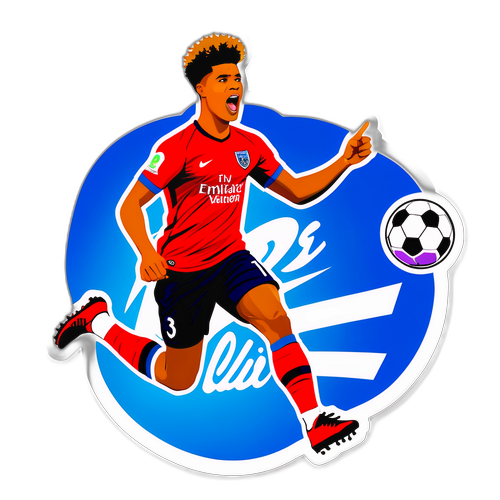 Futbolcu Sticker: Yıldız Oyuncu!