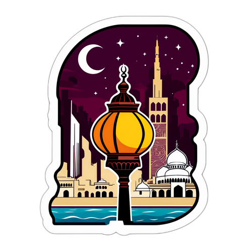Sticker van Doha, Qatar