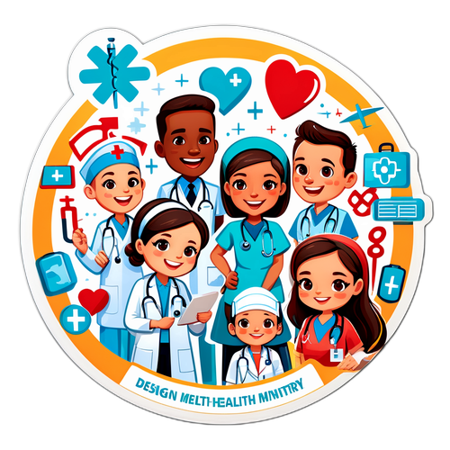 Sağlık Bakanlığı İstihdamı İçin Eğlenceli Sticker