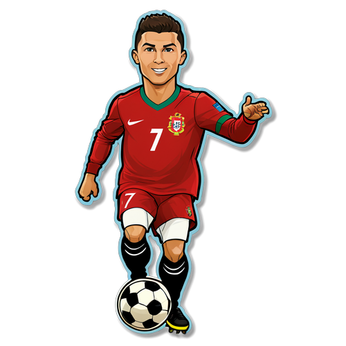 Uden sammenligning: Cristiano Ronaldo's Utrolige Driblinger Med Portugals Flag!