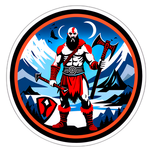 Ilustracja postaci z gry God of War