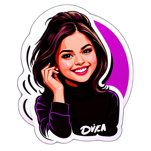 Sourire emblématique de Selena Gomez