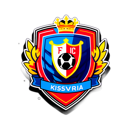 Kisvárda FC logó modern grafikával