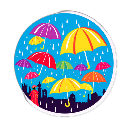 जयपुर: बारिश में