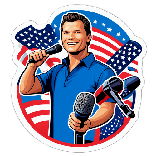 Pete Hegseth Patriotisk Klistremerke