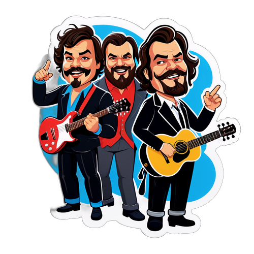 Jack Black karakters zenélnek együtt