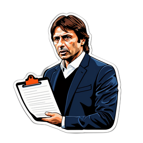 Antonio Conte pe marginea terenului