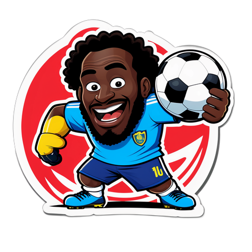Personaggio Carino di Calcio