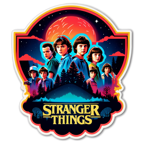 Stranger Things Season 5 Teaser Sticker