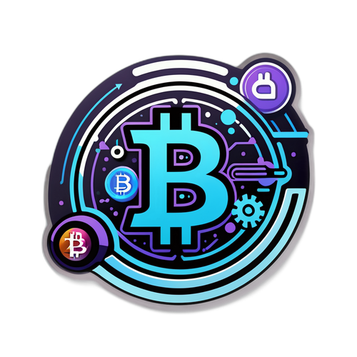 Fütüristik BTC Logosu