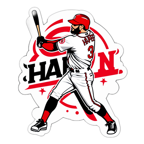 Bryce Harper Home Run Sticker