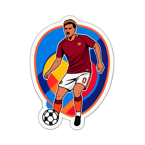 Színes matrica Roma és Plzen híres góljaival inspirálva