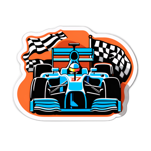F1 Circuit Sticker