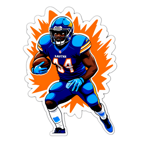 Kavontae Turpin Touchdown Sticker