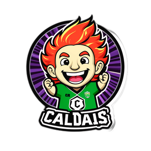 Stiker Penggemar Once Caldas