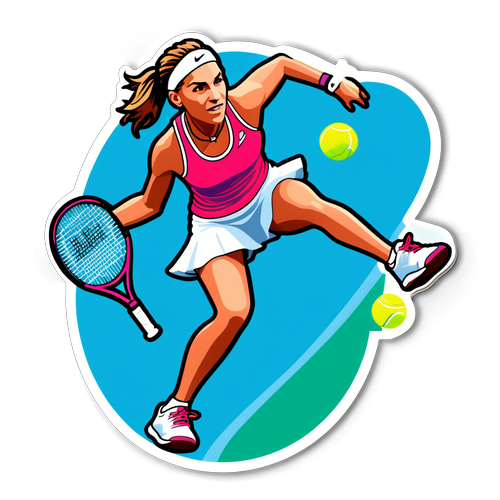 Sticker na cześć Danielle Collins