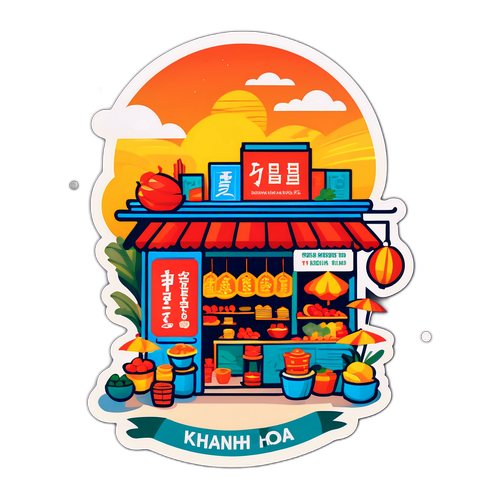 Không khí sôi động của chợ tại Khánh Hòa