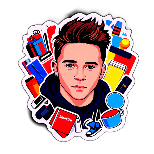 Disenyo ng Estilong Sticker ni Brooklyn Beckham