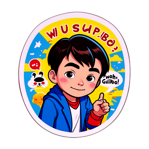 吳貴博的幽默貼紙