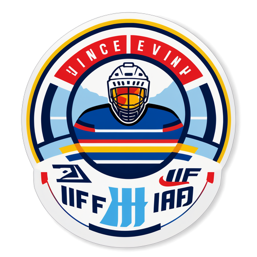 IIHF 2025 Tapahtuman Näkyvyys Tarra