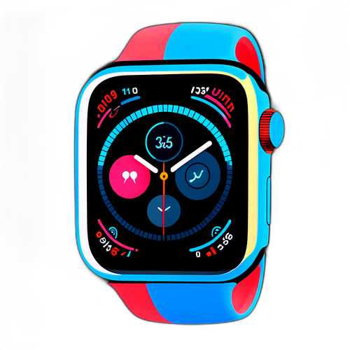 Futurista Apple Watch Ultra 3 grafikai tervezése sportos dial appal