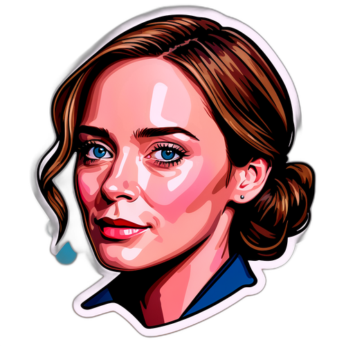 Künstlerisches Porträt von Emily Blunt