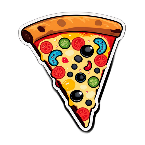 Pizza Slice dengan Topping Rakan Sewa Lens dan Le Havre