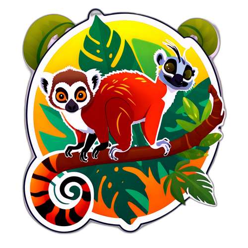 Sticker wa Mamba wa Madagascar