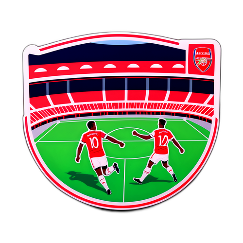 Stickers Vibrants Arsenal contre Bayern