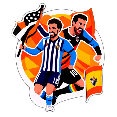 Autocolant pentru meciul Valencia vs Real Sociedad