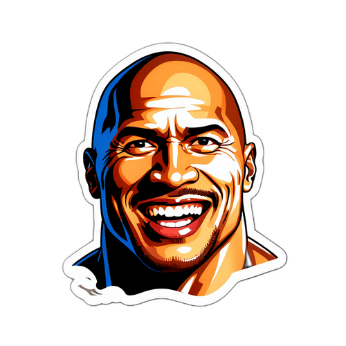 Dwayne Johnson ikonikus mosolya