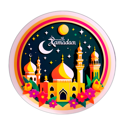 拉馬丹主題的貼紙設計