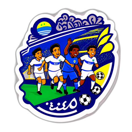 Ein Fußballspiel zwischen Al-Nasr und Rio Ave