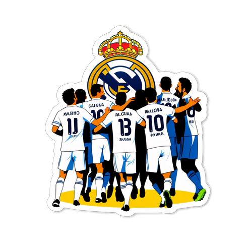 Sticker über das Spiel Real Madrid gegen Mallorca