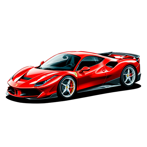 Ferrari F80: Hastighet och stil i röd accent!