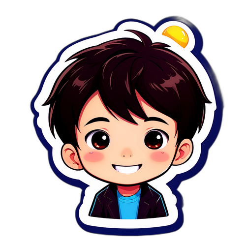 可愛的朱小天插圖