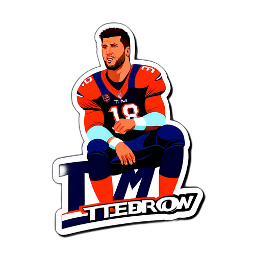 Tim Tebow Motivational Sticker