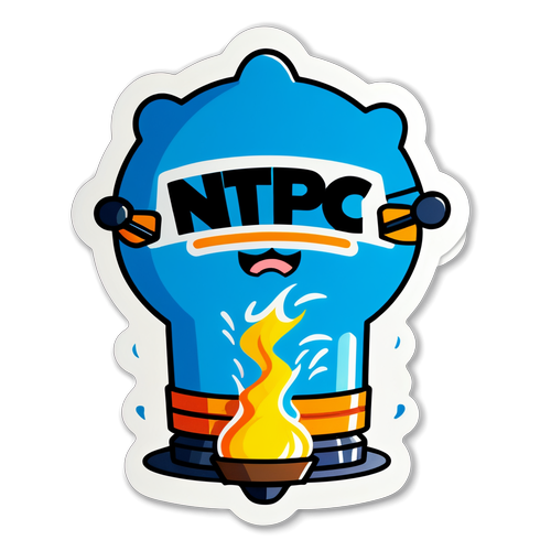 NTPC के ऊर्जा पहलों का प्यारा कार्टून – प्रगति की शक्ति!