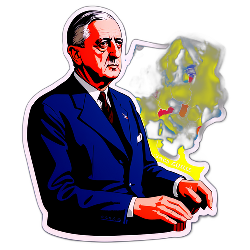 Charles de Gaulle en réflexion