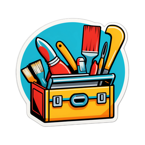 DIYツールボックスステッカー