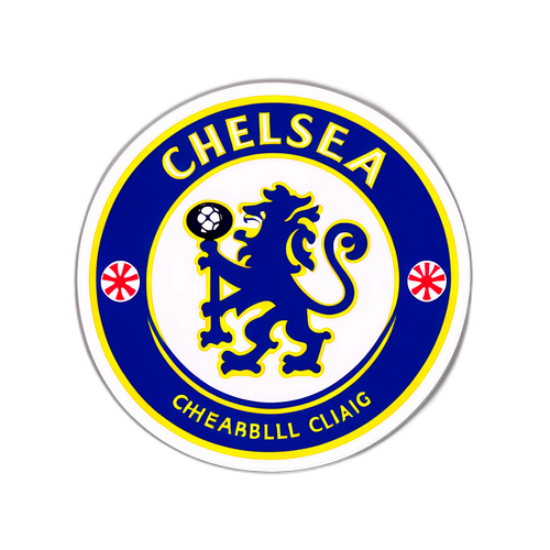 Chelsea Football Csapat Emblémája