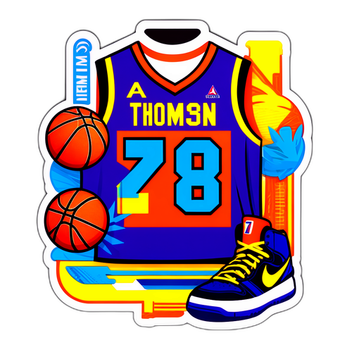 Artistikong Representasyon ng Jersey Number ni Amen Thompson